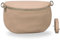 BRISE Bauchtasche Damen Echtes Leder AFIA Silber Handgemachte Umhängetasche Crossbody Bag mit Ledergurt 3 Fächer Hüfttasche Gürteltasche Made in Italy (Rose-1)