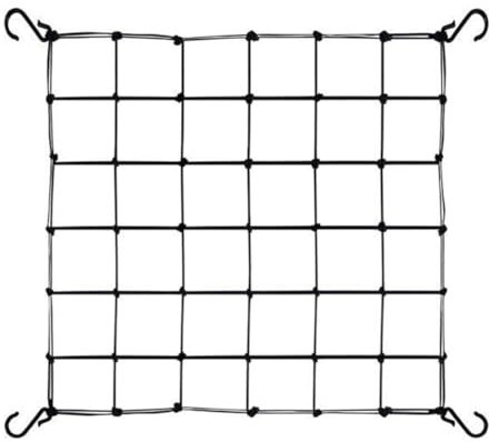 1 Stück Ranknetz Rankhilfe, 90 x 90cm Elastisches Rankgitter für Gewächshauszelt, Wachsen Zelt Netz, Pflanzennetz Schutz, Elastische Spalier Netz, Mit 4pcs Haken, Für Garten Obstgarten
