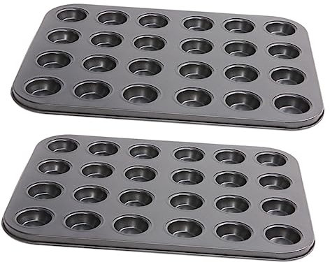 TOPBATHY 2stücke Einfache Diy-formen Aus Kohlenstoffstahl Mehrzweck-kuchenformen Mit Antihaftbeschichtung Praktische Cupcake-formen Für Heimgebrauch Schokoladenformen Mit Kratzfestem