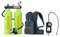 TUDIVING-Kit de tanque de aire de buceo doble portátil de 2 L, tanque de buceo de gran capacidad de 4 L, cilindro de oxígeno de buceo para rescate de exploración subacuática (Green-S700MAX A2+Vest ES)