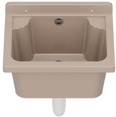 Lavabo d'évier, pour l'extérieur, le jardin, le garage, la cave, la buanderie, l'atelier, 4 couleurs, beige