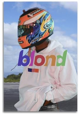 LONGRUi Frank Ocean Poster Album Music Decorative Painting Canvas Wall Posters And Art Picture Print Modern Family Bedroom Decor Posters 12x18inch(30x45cm)