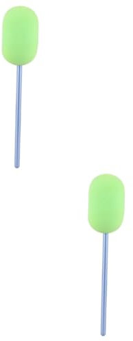 Healeved 2 Piezas Cepillo para Limpiar biberones Bottle Brush Cepillo para biberón Cepillo para Fregar Botellas de Agua Cepillo de Botella Cepillo de Limpieza de Esponja Blue