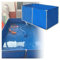 PFCDZDU Plegable Lona PVC Pecera, Exterior Cuboide Estanque Elevado, Acuario Tanque Almacenamiento Agua, Piscina Estanque Cría De Koi con Válvula De Drenaje(3.3x6.6x3.0ft/1x2x0.9m)