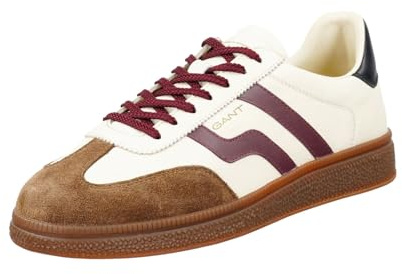 GANT FOOTWEAR Men Cuzmo Sneaker, Ivory Brown, 9.5 UK