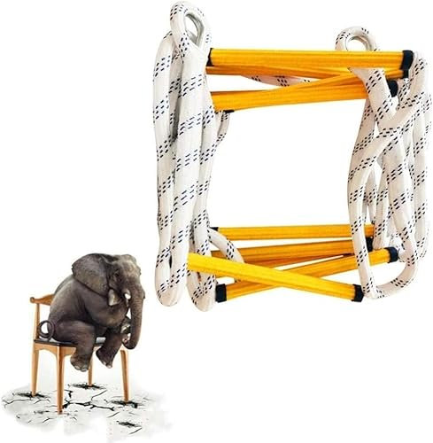 Fire Escape Ladder, Fire Escape Rope Ladder, Fire Escape Rope Ladder Up To 420KG Weight Capacity For Balcony Available