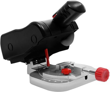 MEHOOSPVN Kappsäge, 220V Mini Gehrungssäge mit verstellbarem Schnittwinkel 0-45° Mini Kappsäge für Holz- und Glaszuschnitte, aus Hochwertiger Aluminiumlegierung und Roheisen, 6000 U/min für Holz, Zink