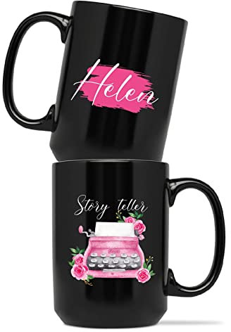 Flower Story Teller Travel Mug Ceramic Drinking Cup Durable Tea Cup Fun Gifts for Birthdays Mom Christmas 330Ml