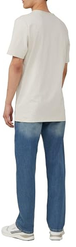 s.Oliver Flammgarn-T-Shirt mit Brusttasche und offenen Kanten