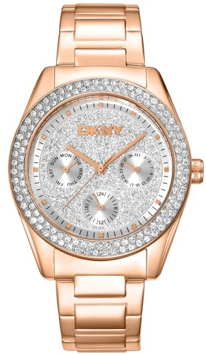DKNY Quarzuhr Chambers Multi Glitz Quarz 5 ATM
