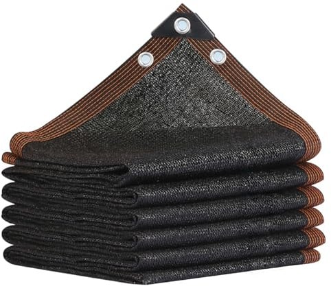 Schattierungsnetz Schattennetz Mit ösen, Sonnenschutznetz Garten Schwarz 6-PIN 80% Leicht und Haltbarkeit Beschattungsnetz Schattiernetz für Gewächshaus Pergola Terrassenüberdachung 4x8M