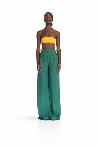 TATI Linen Pants for Women - Lightweight 100% Linen Trousers - Summer Beatch Cover Up