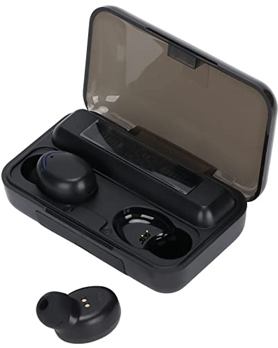 HUSHUI Cuffie Wireless F9-5C Auricolari Wireless Reali con Stereo Superiore per attività Sportive e di Fitness Materiale ABS Resistente