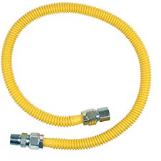 Plumb Shop Brasscraft CSSC54-36P 36-Inch Stainless Steel Gas Range Connector