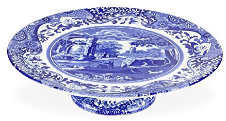 Spode Blue Italian Footed Cakestand