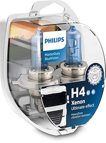 Philips Ampoule de phare MasterDuty BlueVision H4 24 V