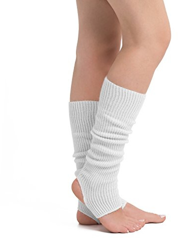 Intermezzo Stulpen Preduc Beinstulpen Strümpfe Legwarmer Beinwärmer 45cm lang weiß