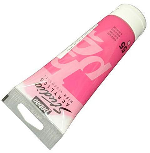 Pébéo 837055 Studio Acrylique Tube Rose Azo 100 ml