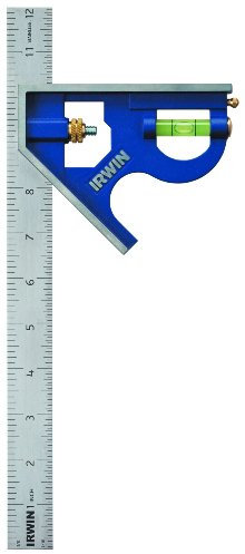 Irwin Tools Kombinationswinkel, Metall-Körper, 15,2 cm, (1794468), 1794469