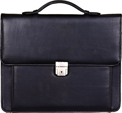 D&N Business Line Aktentasche, 36 cm, 7L, schwarz