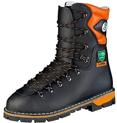 treemee Forstschutz Schnittschutz Stiefel EIBE mit Stahlkappe Klasse 2, 35520