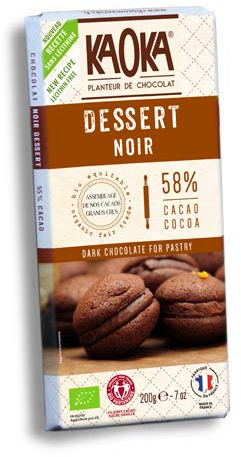 aoa Kaoka Tablette Dessert Noir 58%, 200 g