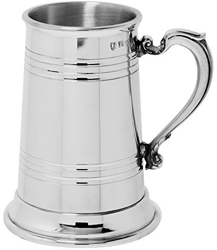 English Pewter Company 1 Pint + Extra Heavy Chamberlain Beer Mug Tankard [XH202]