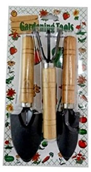 Mini Gartenset Pflanzkelle Pflanzset Gartengeräte Schaufel Harke Blumenkelle. Ideal für Zimmerpflanzen und Balkon