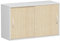 Gera Möbel Schranksystem Flex Anstell-Schiebetürenschrank, Holzdekor, ahorn/lichtgrau, 120 x 42.5 x 72 cm