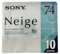 Sony Neige 74 minute blank minidisc 10 disc pack