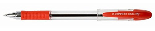 Q-Connect KF00377 Gelschreiber Kugelschreiber Delta M rot