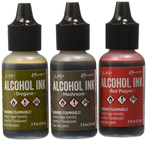 Ranger AAI-20707 Adirondack Alcohol Ink .5 Ounce 3/Pack, red, 2.5 x 2.5 x 7.5 cm
