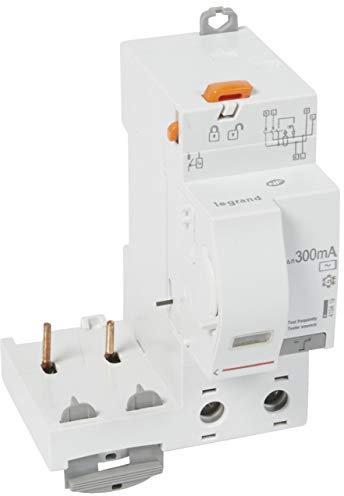 410419 Legrand Bloc différentiel automatique DX³ - 2P 230V- 40A - type AC 300mA