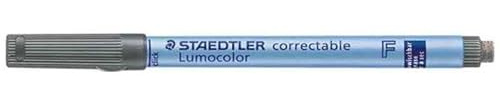 STAEDTLER MARS Folienstift Lumocolor correctable F schwarz