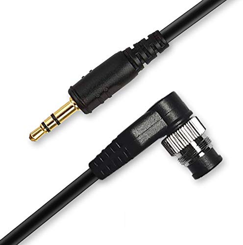 Pixel 3,5mm-DC0 Kabelauslöser Drahtauslöser Fernauslöserkabel TW-283 Verbindungskabel Blitzauslöserkabel für Nikon D800 D800E D810 D850 D700 D500