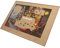 LAVIEVERT Holzpuzzle-Brett, Puzzle-Aufbewahrung, Puzzle-Sparer mit Rutschfester Oberfläche für bis zu 1500 Teile - Khaki