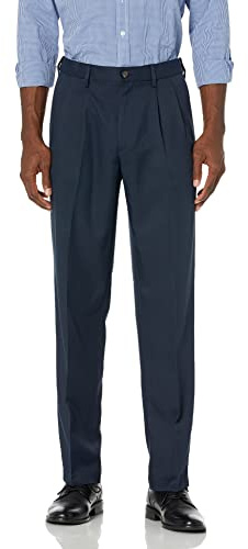 Amazon Essentials Herren Classic Fit Bundfaltenhose