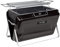 George Foreman Barbacoa de carbón portátil, caja de herramientas portátil, patas plegables resistentes, mango cómodo, ligero, camping, negro, barbacoa de carbón, GFPTBBQ1005B