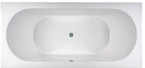 Badewanne Opera ohne Whirlpool - System in Größen 170 cm x 80 cm bis 200 cm x 90 cm mit Platz für zwei Personen (180 cm x 80 cm)