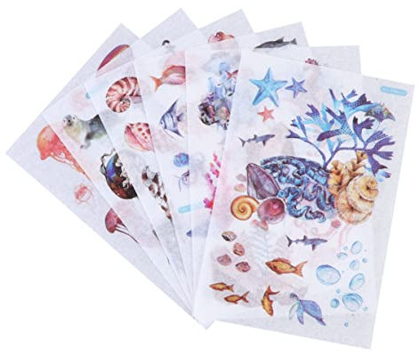 COHEALI 10 Sätze Laptopaufkleber Lustig Scrapbook-aufkleber Aufkleber Für Sammelalbum Fotoalbum Dekor Selber Machen Spanplatten-aufkleber Scrapbooking-aufkleber Handy Schreibwaren