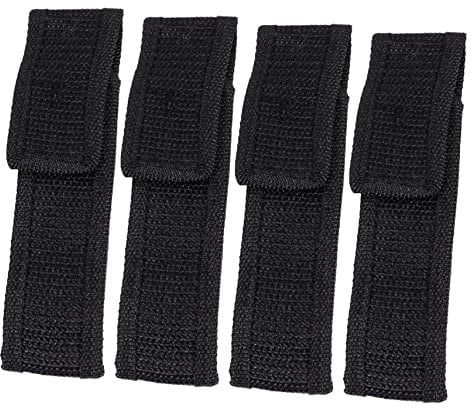 DOITOOL 4 Pcs Flashlight Storage Bag Torch Pouch Flashlight case Flashlight Belt Holder Torch Cover Small Flashlight Torch case Flashlight Pouch Cloth Multipurpose c8 Storage Rack