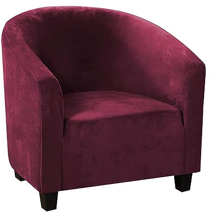 Sesselbezug Stretch Stuhlhussen Tullsta Sesselüberwürfe Sessel Husse Cabriolet Sesselschoner Clubsessel Husse Stuhlhusse Wein Rot