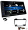 JVC KW-M25BT 2-DIN Autoradio Touchscreen Bluetooth kompatibel mit Android USB Mirroring passend für Ford Fiesta 2001-2005 schwarz