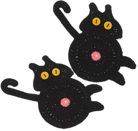 Supvox Tassen 2 Stück Gestrickt Für Schreibtisch Hitze Kratzer