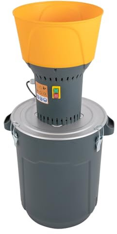 Getreidemühle, Getreidequetsche Malzmühle, 1300W Futtermühle Maismühle, Grainmühle 50L, für Haushalte, Küchen, Geschäfte, Verarbeitungsbetriebe