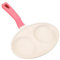 FytStycale Sartén para Huevos de 2 Tazas, Revestimiento Antiadherente, Fácil de Limpiar, Sartén para Tortilla Multifuncional con Mango Largo, Máquina para, Blanco, Individual