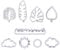 1 Set of Tropical Leaf Molds, 1 Set of Cloud Molds, Leaf Cookie Cutters, Cookie Cutters, Scone Cutters, Cookie Decorations, Cloud Cookie Cutters