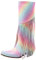 Stivaletti Marroni Donna Stivali Donna Texani Stivali Neri Donna Stivali Texani Donna Tacco Basso Stivali Stivali Alti Estivi Donna Cowboy Boots Calde Stringati per Giardino,