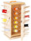 New brothread 129 Spulen (DIY) 360° Voll Rotierende Holz Fadenhalter/Garnhalter/Fadenspulen Organizer mit Doppeltüren (Innerer Raum Halt ≤ 500M Garnspulen) zum Nähen, Quilten, Sticken, Haare Flechten