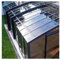 Transparente Acryl-Kunststoffplatte für Gewächshausverkleidung, Dachdecker, Carports, Vordächer, transparent, wärmeisolierend, 1 mm dick, 0,8 mm Größe